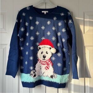 “Ugly Christmas Sweater” with Polar Bear